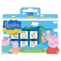 Matériel De Bricolage-Peppa Pig set de tampons 12pcs