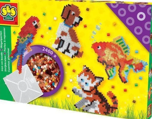 Artisanat-SES Perles à repasser animaux domestiques 2400 pièces