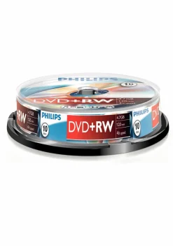 Bureautique-Philips DVD+RW 4,7 GB 4x spindle 10 pièces