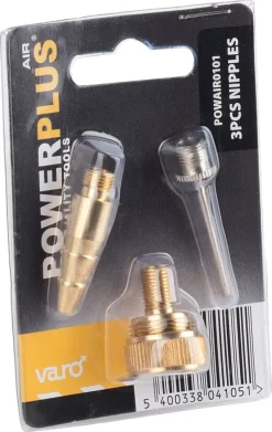 Compresseurs Et Accessoires-Powerplus 3 pièces trousses de gonflage