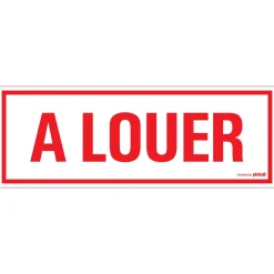 Signalisation-Pickup Pictogramme à louer 33 x 12 cm