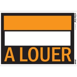 Signalisation-Pickup Pictogramme à louer 23 x 33 cm
