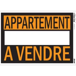 Signalisation-Pickup Pictogramme appartement à vendre 23 x 33 cm