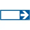 Signalisation-Pickup Pictogramme bleu avec flèche 33 x 12 cm