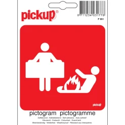 Signalisation-Pickup Pictogramme couverture d'extinction 10 x 10 cm