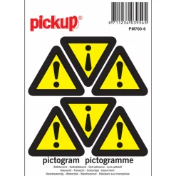 Signalisation-Pickup Pictogramme danger 10 x 10 cm