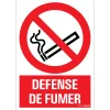 Signalisation-Pickup Pictogramme défense de fumer 23 x 33 cm