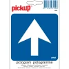 Signalisation-Pickup Pictogramme direction obligation 10 x 10 cm