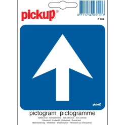 Signalisation-Pickup Pictogramme direction obligation 10 x 10 cm