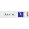 Signalisation-Pickup Pictogramme en aluminium douche 16,5 x 4,4 cm