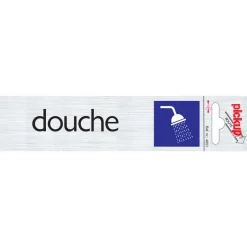 Signalisation-Pickup Pictogramme en aluminium douche 16,5 x 4,4 cm