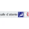 Signalisation-Pickup Pictogramme en aluminium salle d'attente 16,5 x 4,4 cm