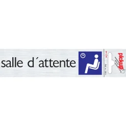 Signalisation-Pickup Pictogramme en aluminium salle d'attente 16,5 x 4,4 cm