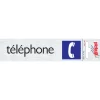 Signalisation-Pickup Pictogramme en aluminium téléphone 16,5 x 4,4 cm
