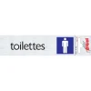 Signalisation-Pickup Pictogramme en aluminium toilettes hommes 16,5 x 4,4 cm