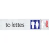 Signalisation-Pickup Pictogramme en aluminium toilettes 16,5 x 4,4 cm
