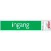Signalisation-Pickup Pictogramme en aluminium ingang 6,5 x 4,4 cm