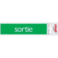 Signalisation-Pickup Pictogramme en aluminium sortie 16,5 x 4,4 cm