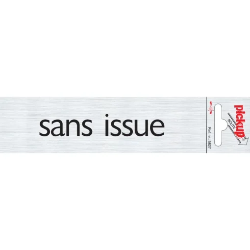 Signalisation-Pickup Pictogramme en aluminium sans issue 16,5 x 4,4 cm