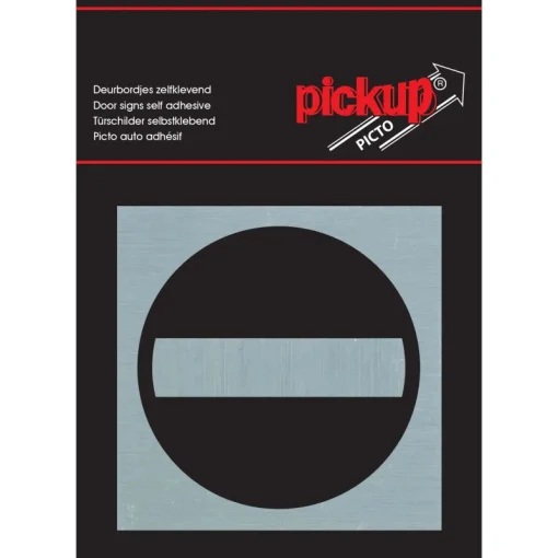 Signalisation-Pickup Pictogramme en aluminium entrée interdite