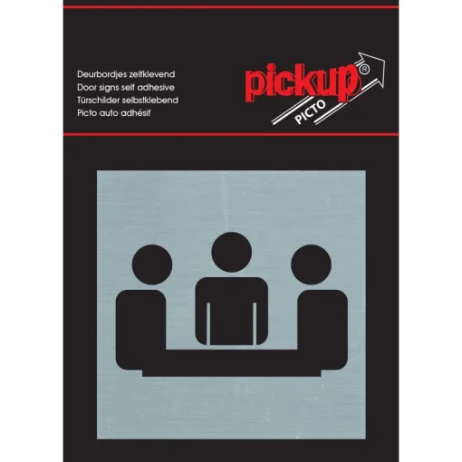 Signalisation-Pickup Pictogramme en aluminium salle de réunion