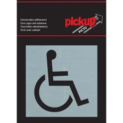 Signalisation-Pickup Pictogramme en aluminium entrée handicapée