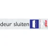 Signalisation-Pickup Pictogramme en aluminium deur sluiten 16,5 x 4,4 cm