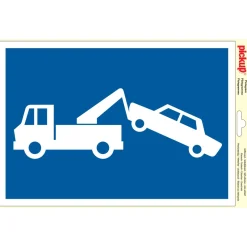 Signalisation-Pickup Pictogramme en vinyle enlèvement demandé 23 x 33 cm