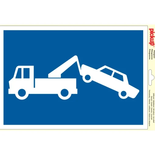 Signalisation-Pickup Pictogramme en vinyle enlèvement demandé 23 x 33 cm
