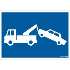 Signalisation-Pickup Pictogramme enlèvement demandé 23 x 33 cm
