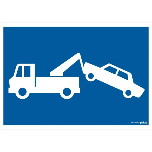 Signalisation-Pickup Pictogramme enlèvement demandé 23 x 33 cm