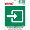 Signalisation-Pickup Pictogramme entrée de secours 10 x 10 cm