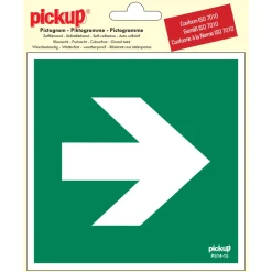 Signalisation-Pickup Pictogramme flèche 90° 15 x 15 cm
