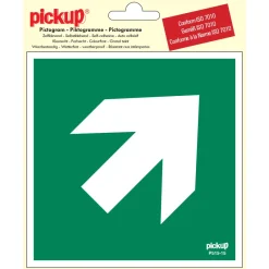 Signalisation-Pickup Pictogramme flèche 45° 15 x 15 cm
