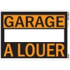 Signalisation-Pickup Pictogramme garage à louer 23 x 33 cm
