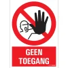 Signalisation-Pickup Pictogramme geen toegang 23 x 33 cm