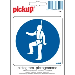 Signalisation-Pickup Pictogramme harnais 10 x 10 cm