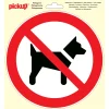 Signalisation-Pickup Pictogramme interdit aux chiens Ø 20 cm