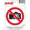 Signalisation-Pickup Pictogramme interdit de prendre photos 10 x 10 cm