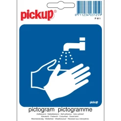 Signalisation-Pickup Pictogramme laver les mains 10 x 10 cm