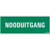 Signalisation-Pickup Pictogramme nooduitgang 33 x 12 cm