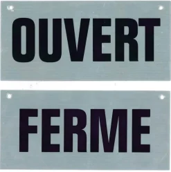 Signalisation-Pickup Pictogramme panneau ouvert / fermé 17 x 12,5 cm