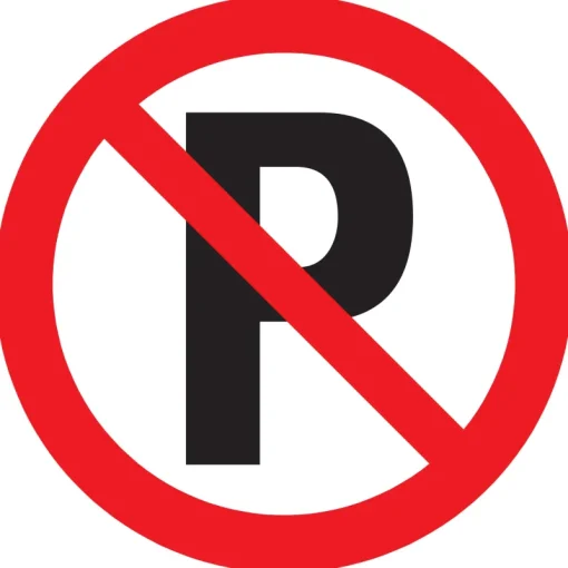Signalisation-Pickup Pictogramme parking interdit Ø 18 cm