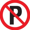 Signalisation-Pickup Pictogramme parking interdit Ø 30 cm
