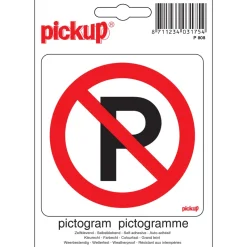 Signalisation-Pickup Pictogramme parking interdit 10 x 10 cm