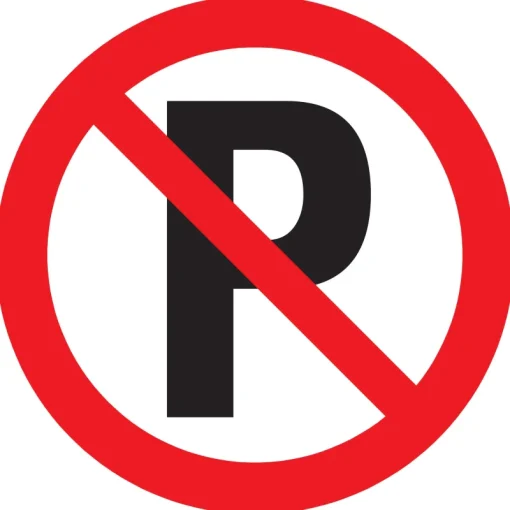 Signalisation-Pickup Pictogramme parking interdit Ø 30 cm