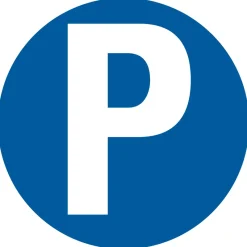 Signalisation-Pickup Pictogramme parking P Ø 30 cm