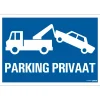 Signalisation-Pickup Pictogramme parking privaat 23 x 33 cm