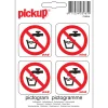 Signalisation-Pickup Pictogramme pas d'eau potable 10 x 10 cm
