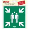 Signalisation-Pickup Pictogramme point de rassemblage 15 x 15 cm